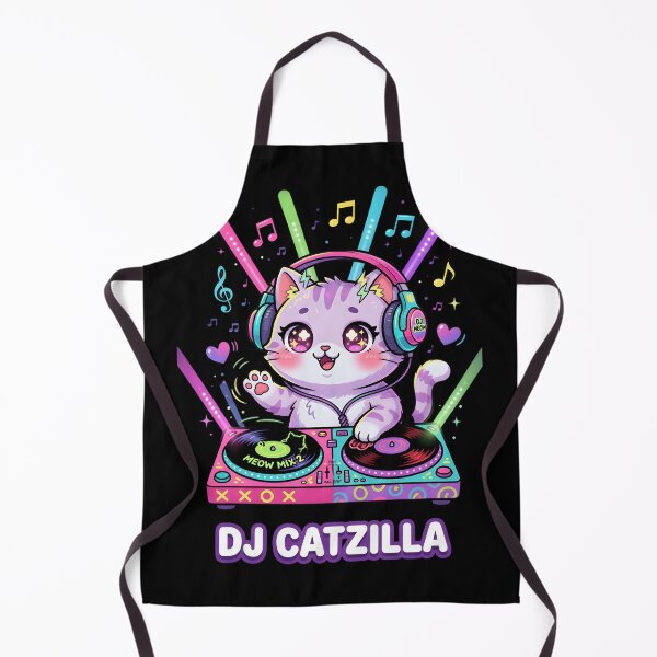 Item preview, Kawaii DJ Cat designed and sold by HarmonyTheKoala.