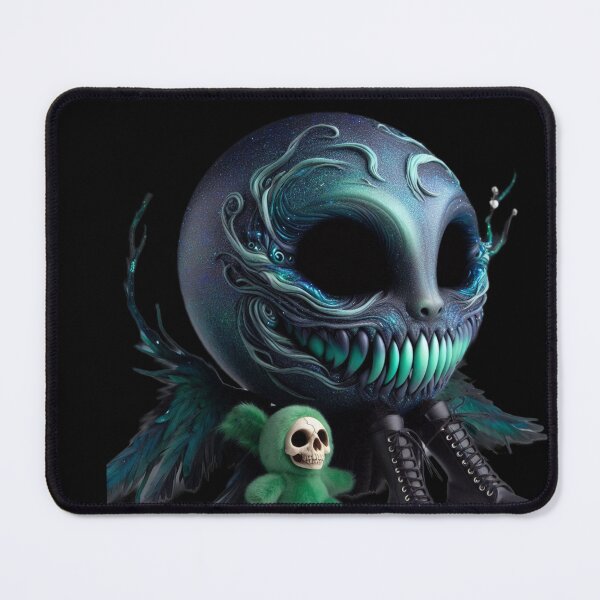 Item preview, Shadow Void: Dark Entity with Skull Companion designed and sold by LujziWorld.