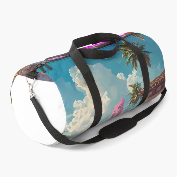 Item preview, GALACTIC POOL PARTY - Funny Alien Beach Villa Art designed and sold by Modern Nest Art.
