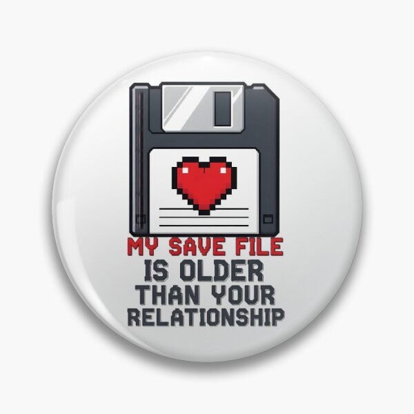 Item preview, Retro Floppy Disk Pixel Heart Gamer Humor designed and sold by RetroPixel Apparel.