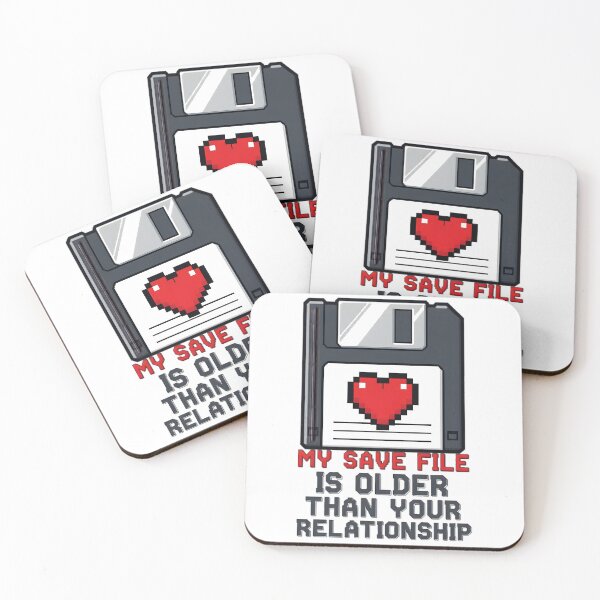 Item preview, Retro Floppy Disk Pixel Heart Gamer Humor designed and sold by RetroPixel Apparel.