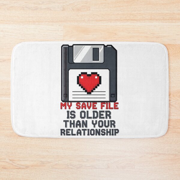 Item preview, Retro Floppy Disk Pixel Heart Gamer Humor designed and sold by RetroPixel Apparel.