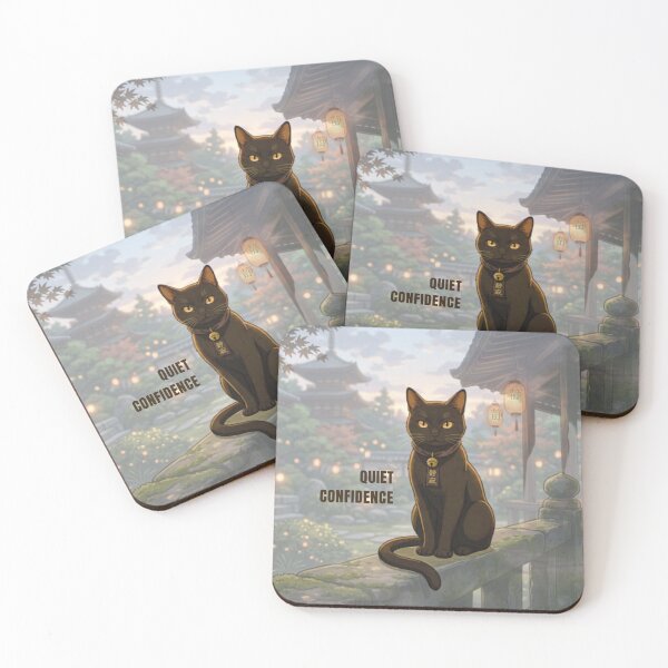 Item preview, Quiet Confidence (Cat) designed and sold by RunningWhiskers.