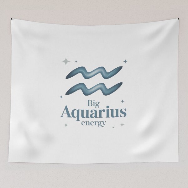 Item preview, Big Aquarius Energy – Celestial Zodiac Wave Design designed and sold by Cool-cat-art.
