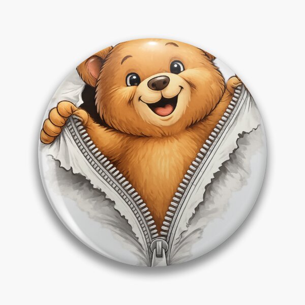 Item preview, Peekaboo Teddy Zipper Design designed and sold by Mita986.