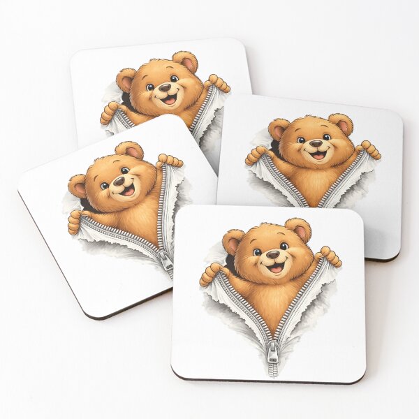 Item preview, Peekaboo Teddy Zipper Design designed and sold by Mita986.