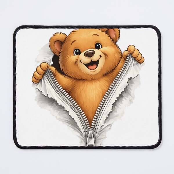 Item preview, Peekaboo Teddy Zipper Design designed and sold by Mita986.