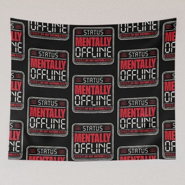 Item preview, Mentally Offline designed and sold by 1timelab.