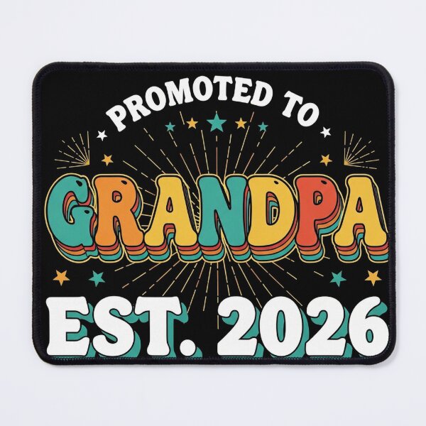 Item preview, Promoted To Grandpa Est 2026 Minimalist Funny Announcement designed and sold by Designs-RZ.