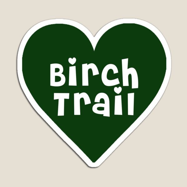Item preview, Birch Trail heart designed and sold by TaskMe.