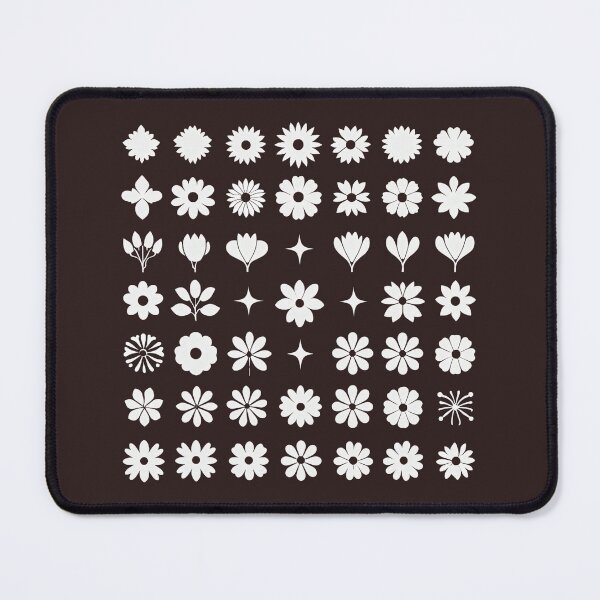Item preview, Pretty white flower pattern designed and sold by lucyinspace.