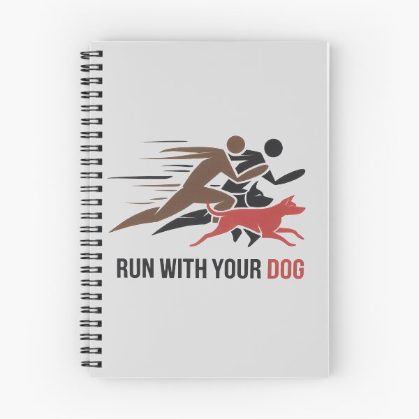 Item preview, Run With Your Dog Silhouette Art | Energetic Running Fitness Graphic designed and sold by Firas Aljazzar.