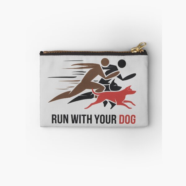 Item preview, Run With Your Dog Silhouette Art | Energetic Running Fitness Graphic designed and sold by Firas Aljazzar.