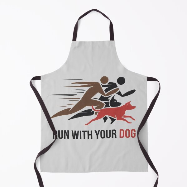 Item preview, Run With Your Dog Silhouette Art | Energetic Running Fitness Graphic designed and sold by Firas Aljazzar.