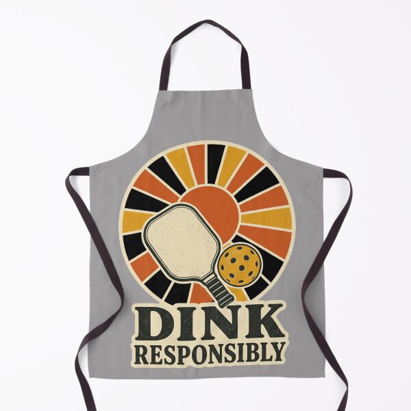 Item preview, Funny Pickleball Quote - Dink Responsably - Retro Vintage Pickleball Art designed and sold by BelievingCreate.