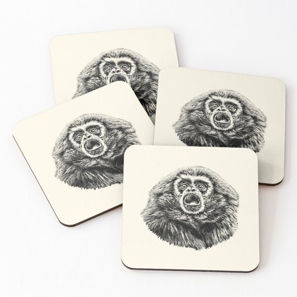 Item preview, Gibbon portrait designed and sold by Guardi71.
