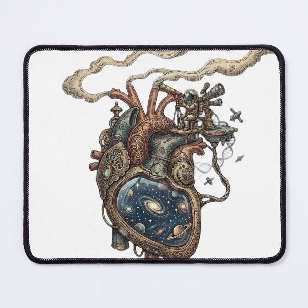 Item preview, Anatomical Heart Galaxy Cosmic Space Art designed and sold by JeevanStickers.