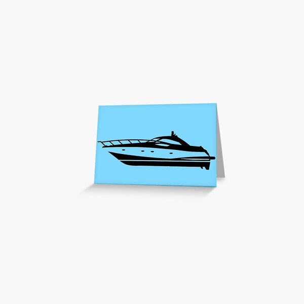 motorboat Greeting Card