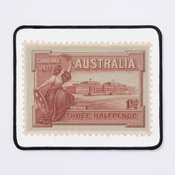 Item preview, Australian Canberra Vintage Postage Stamp designed and sold by red-amber65.