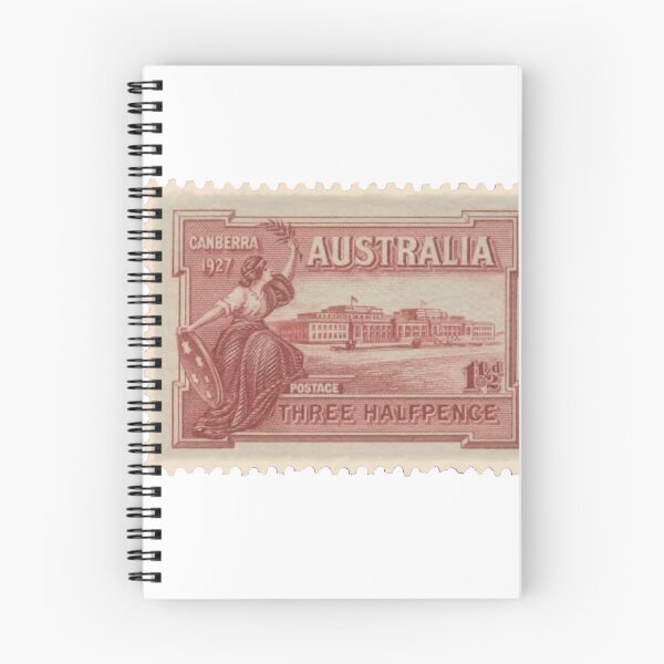 Item preview, Australian Canberra Vintage Postage Stamp designed and sold by red-amber65.