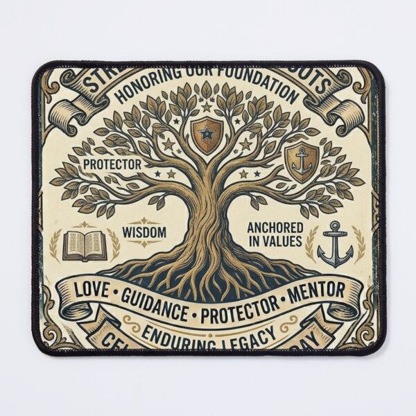 Item preview, Strength From The Roots Dad Shirt designed and sold by Baby Adee Collective.