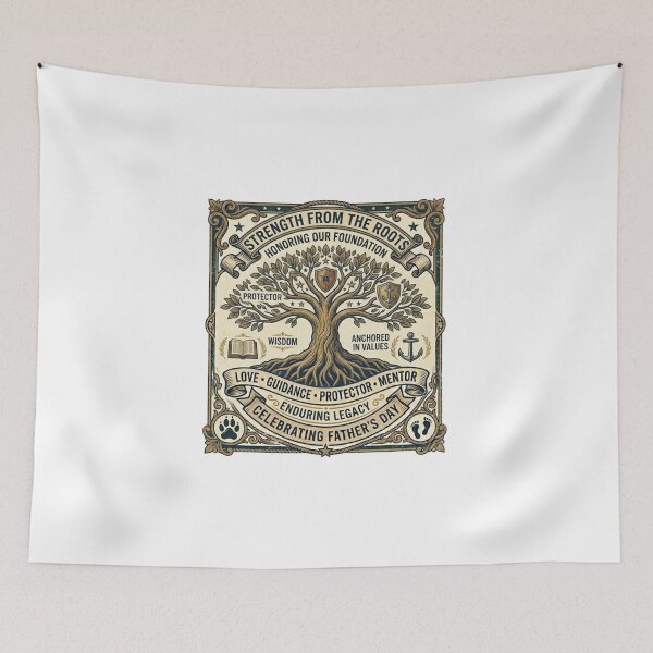 Item preview, Strength From The Roots Dad Shirt designed and sold by Baby Adee Collective.