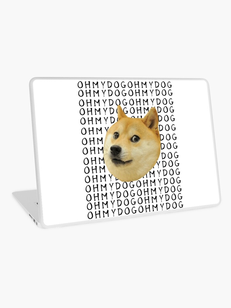Shiba Inu Doge Meme Oh My Dog Laptop Skin By Avit1 Redbubble