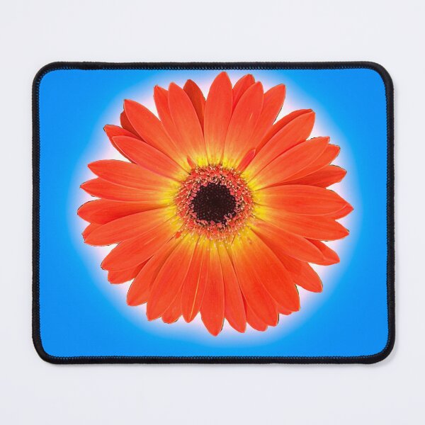 Item preview, Glowing Gerbera Sky designed and sold by Moss-Mandalas.
