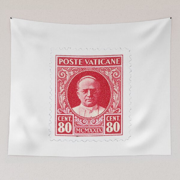 Item preview, Vatican Poste Vaticane Red Vintage Postage Stamp designed and sold by red-amber65.