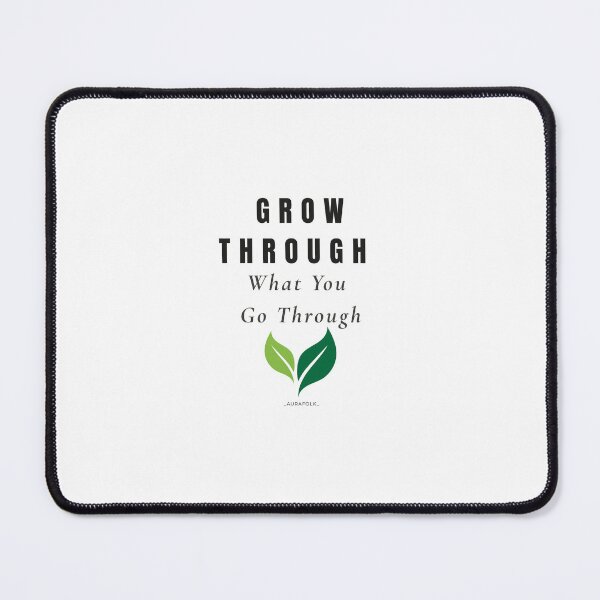 Item preview, Grow Through What You Go Through Shirt | Nature Healing Aesthetic Tee | Mental Health Clothing | Inspirational Nature Shirt | Aurafolk designed and sold by Aurafolk.