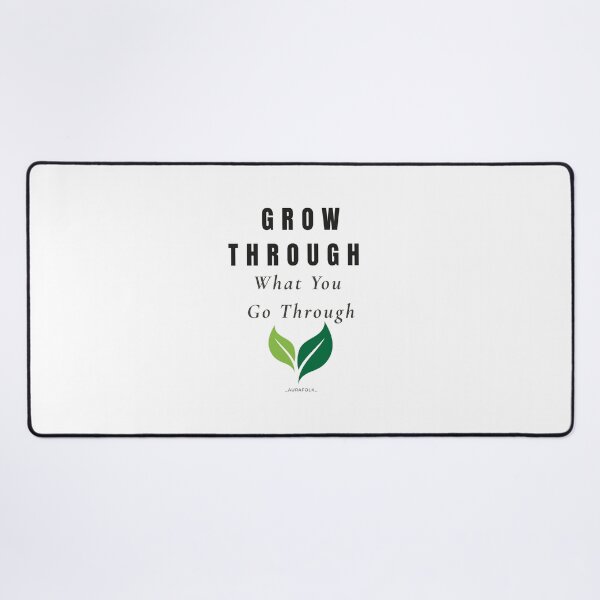 Item preview, Grow Through What You Go Through Shirt | Nature Healing Aesthetic Tee | Mental Health Clothing | Inspirational Nature Shirt | Aurafolk designed and sold by Aurafolk.