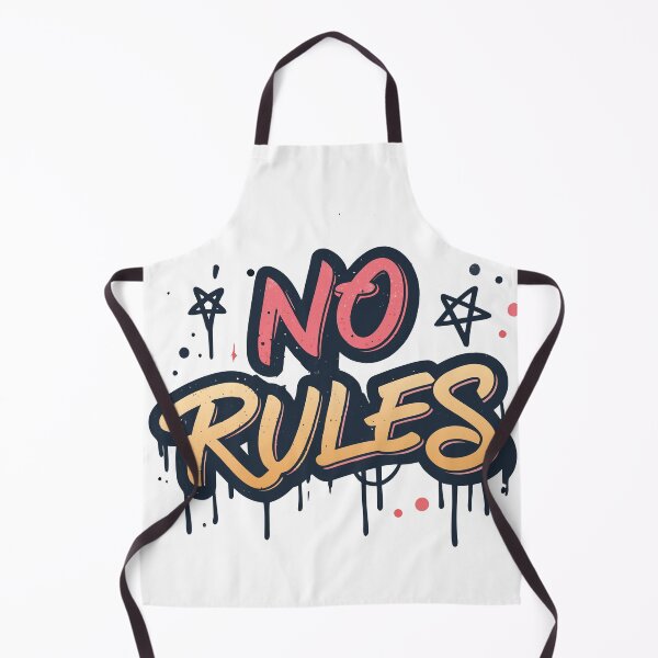 Item preview, Urban Graffiti Style "No Rules" Typography Design with Street Art Aesthetic designed and sold by Ahmed-khafagy.