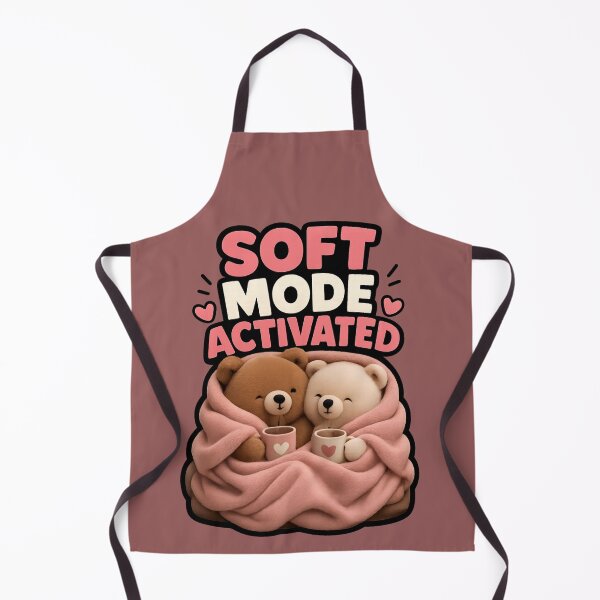 Item preview, Soft Mode Activated, Cute Bear Couple Cozy Love Design designed and sold by JagrDesigns.