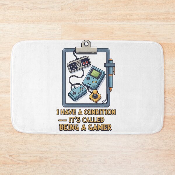 Item preview, I Have a Condition Being a Gamer Gift designed and sold by RetroPixel Apparel.