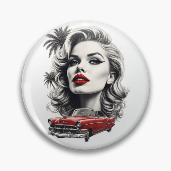 Item preview, Retro Glamour: Charm and Audacity of Pin-Ups” designed and sold by CHRIST5000.