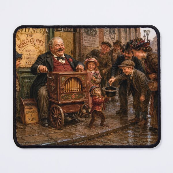 Item preview, The Organ Grinder’s Little Partner designed and sold by AnimalMarvels.
