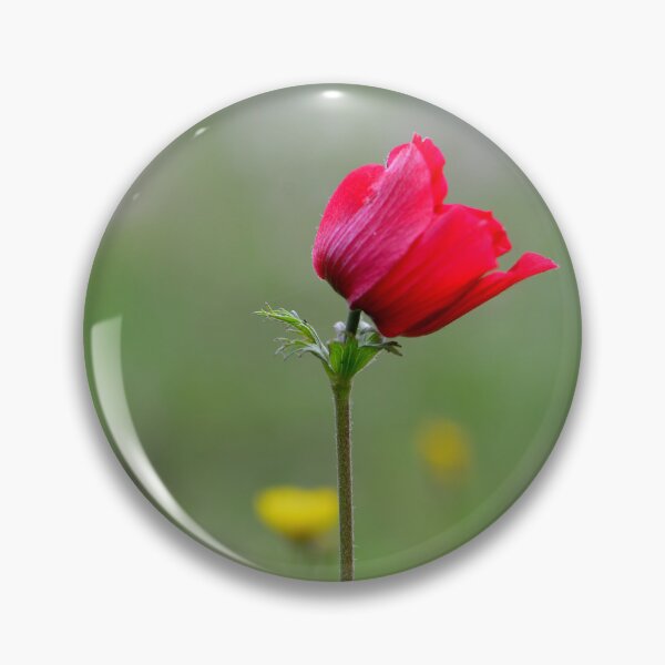 Item preview, Scarlet Wildflower in Spring Meadow designed and sold by onubi.