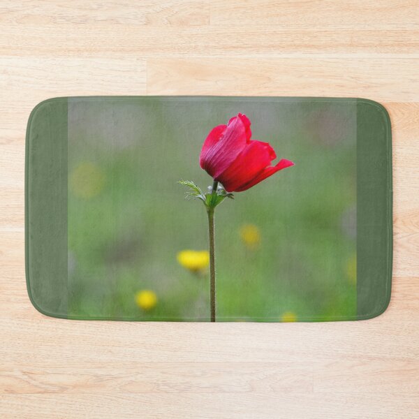 Item preview, Scarlet Wildflower in Spring Meadow designed and sold by onubi.