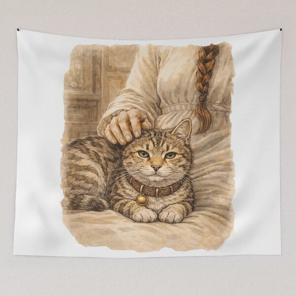 Item preview, Beautiful Tartarian Royal Cat - Cat Enjoys - Visualise Invisible designed and sold by VisualiseIt.