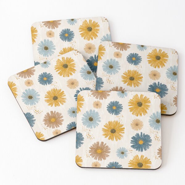 Item preview, Ornamental Daisy Texture  - Birth Flower Pattern   - Gifts For Couples designed and sold by RoyalStarsPatts.