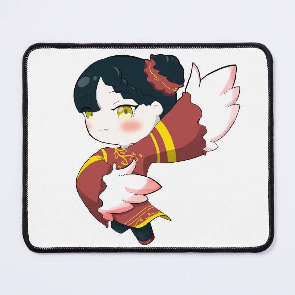 Item preview, An image of a female character in a red dress and white bird wings. designed and sold by ONI-Mark.