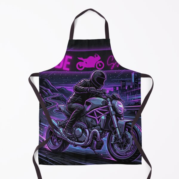 Item preview, Ride Safe Neon Cyberpunk Motorcycle Biker T-Shirt designed and sold by Giaguaro07.