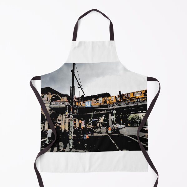 Item preview, Schlesisches Tor train station, Berlin Kreuzberg – Ink & Watercolor Urban Sketch designed and sold by UMA Urban Sketch.