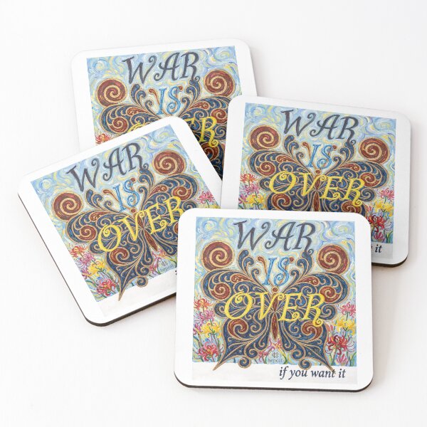 Item preview, War Is Over Butterfly Peace Art  designed and sold by hepcat-plus.