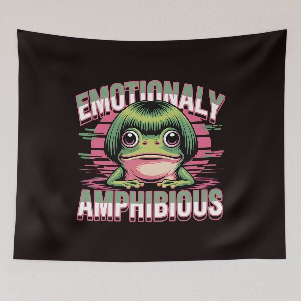 Item preview, Funny Frog Bob Haircut Meme Cute Internet Humor Design for Meme Lovers designed and sold by Redgiant87x.