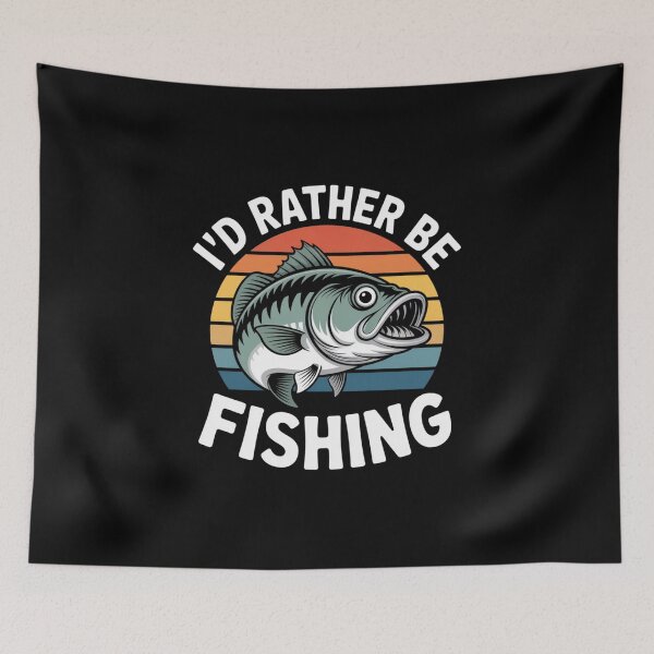 Item preview, I'd Rather Be Fishing - Vintage Sunset Design designed and sold by Peter Stawicki.