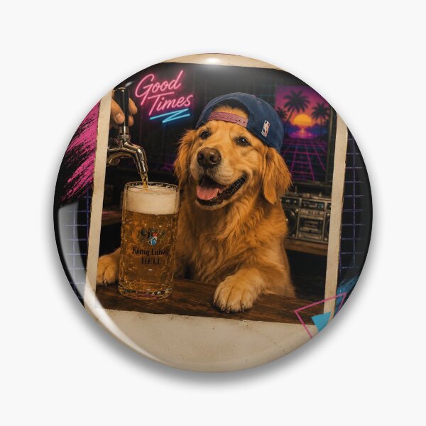Item preview, Goldie drinking beer designed and sold by naiverider.