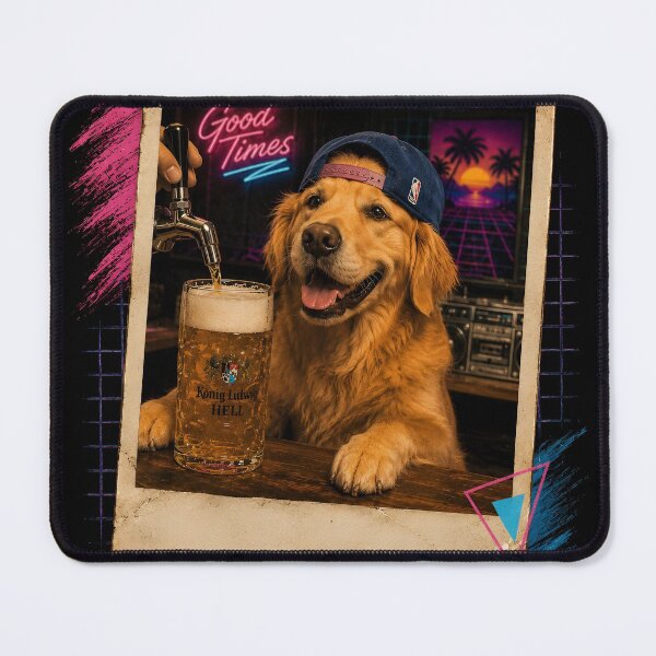 Item preview, Goldie drinking beer designed and sold by naiverider.