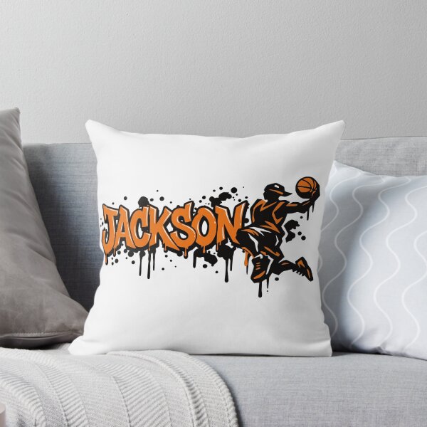 Item preview, Jackson Basketball Graffiti Street Art Slam Dunk Design designed and sold by digital.stickerperso.com.