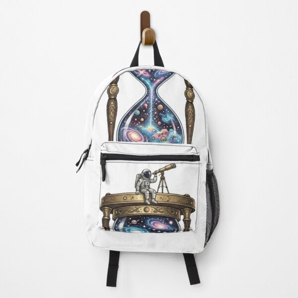 Item preview, Cosmic Hourglass Galaxy Space Art Illustration designed and sold by JeevanStickers.